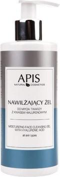 Apis Natural Cosmetics Apis Gel detergente idratante per il viso con acido ialuronico 300 ml (Gel, 300 ml)