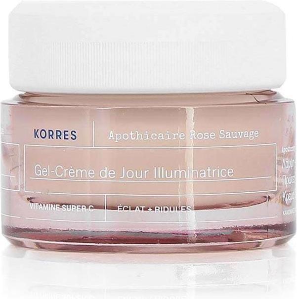 Actual product image Korres Apothecary Wild Rose Gel-Cream for radiant complexion - normal and combination skin (40 ml, Face gel, Day cream)