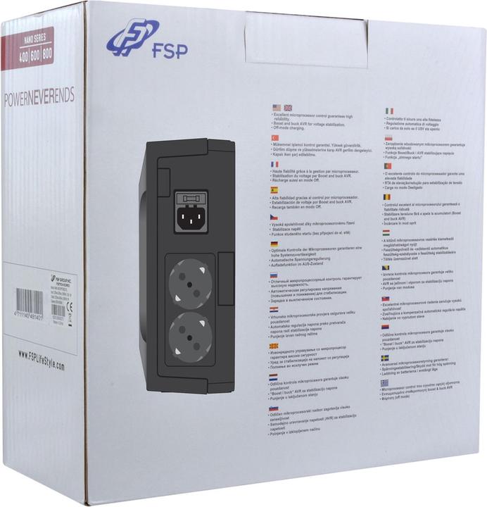Produktbild Fortron Nano 800 (800 VA, 480 W, Standby USV)
