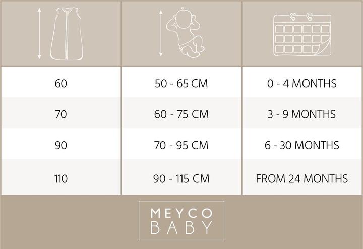 Image du produit Meyco Baby Stripe sac de couchage - mousseline - vert tendre - 110cm (110 cm)
