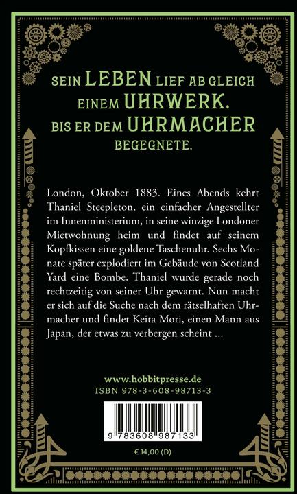 Produktbild Der Uhrmacher in der Filigree Street (Deutsch, Natasha Pulley, Jochen Schwarzer, 2023)