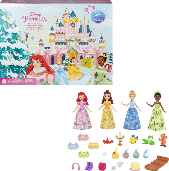 Image du produit Mattel Calendrier de l'Avent de la Princesse Disney