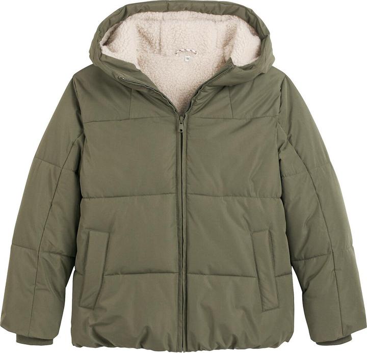 La Redoute Collections Warme Kapuzensteppjacke mit Teddyfutter