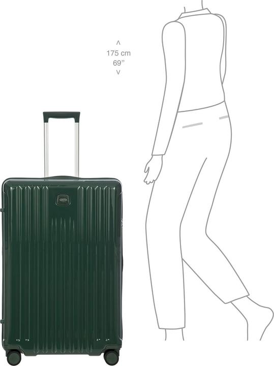 Produktbild Brics Positano 4 Rollen Trolley 78 cm mit Dehnfalte (130 l, XL (ab 115l))