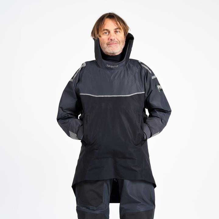 Produktbild Tribord Schlupfjacke Segeln Herren lang Offshore Pro Series dunkelgrau (L)