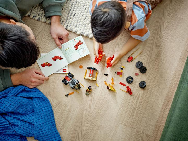 Produktbild LEGO Verfolgungsjagd mit Kais Flitzer und Ras' Motorrad (71789, LEGO Ninjago)