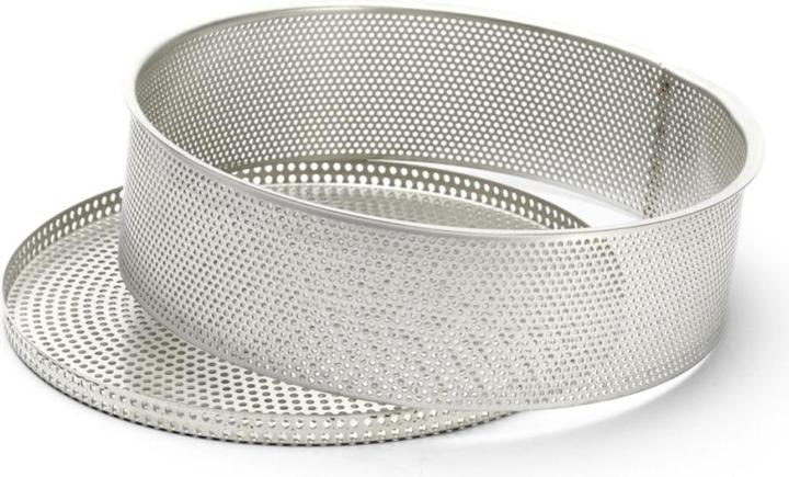 Image du produit de Buyer Moule à Cake En Acier Inox Perforé Abn. Fond 24x6.5 (25.50 cm)