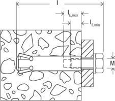 Immagine prodotto Fischer Ancoraggio filettato interno Zykon FZA 22x125 M12 I (10 pz.)