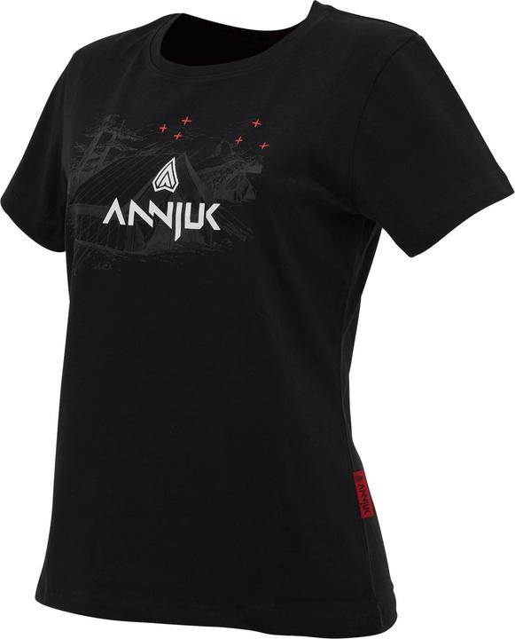 Annjuk T-Shirt Black Big Logo Women XL (XL)
