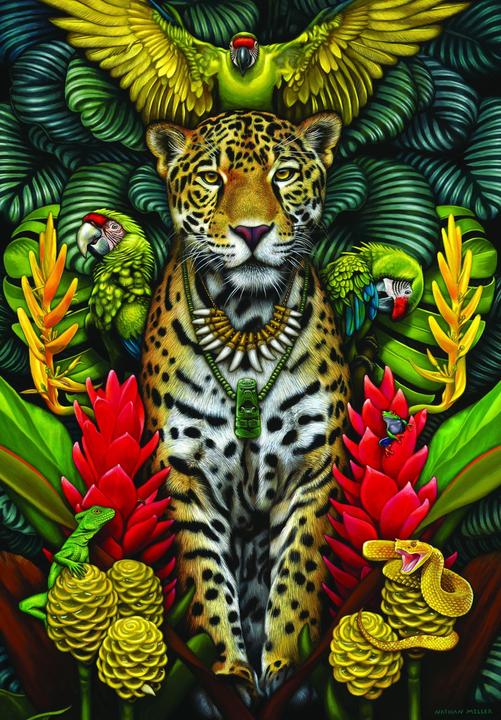 Immagine prodotto - Puzzle 1000 pezzi Leggenda dello Sciamano del Giaguaro (1000 pezzi)