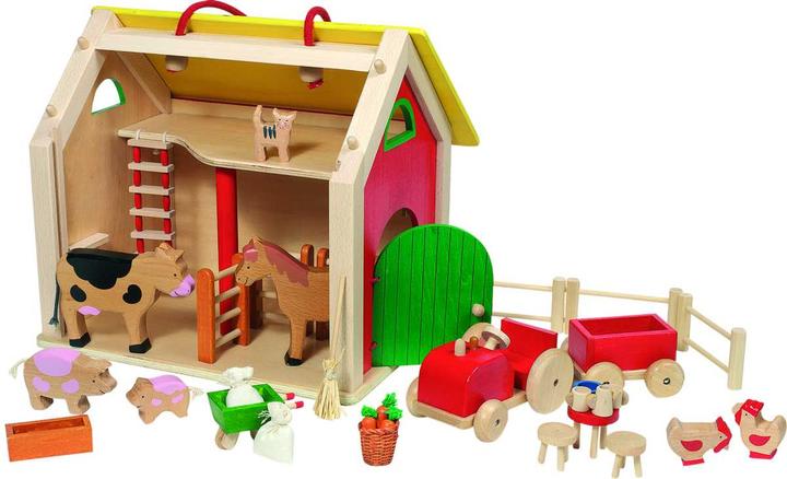 Actual product image Goki Suitcase farmhouse