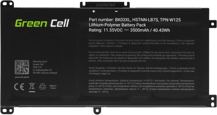 Produktbild GreenCell BK03XL (3 Zellen, 3500 mAh)