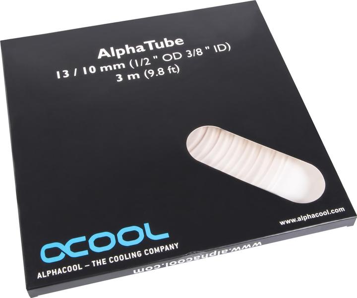 Actual product image Alphacool AlphaTube Hose HF 13/10mm - Ultra Clear 3 m (3 m, Plastic)
