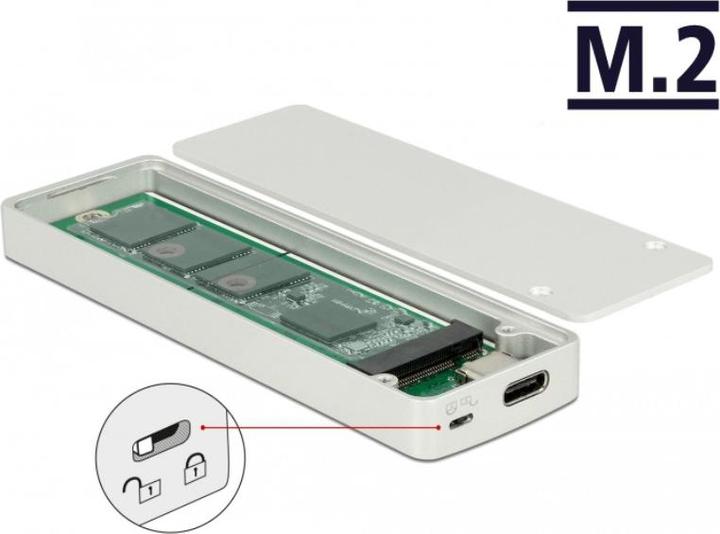 Produktbild Delock M.2 SATA zu USB.3.1 Gehäuse (M.2, M.2 2260)