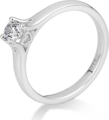 Actual product image Breuning 4 prong set from 0.40 ct. (58, 585/14 K Gold)