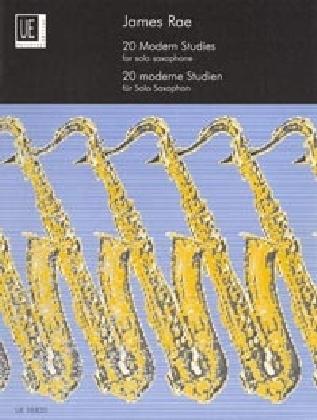 Image du produit 20 Modern Studies, pour saxophone solo (S/A/T/Bar) (Anglais, James Rae, 2000)