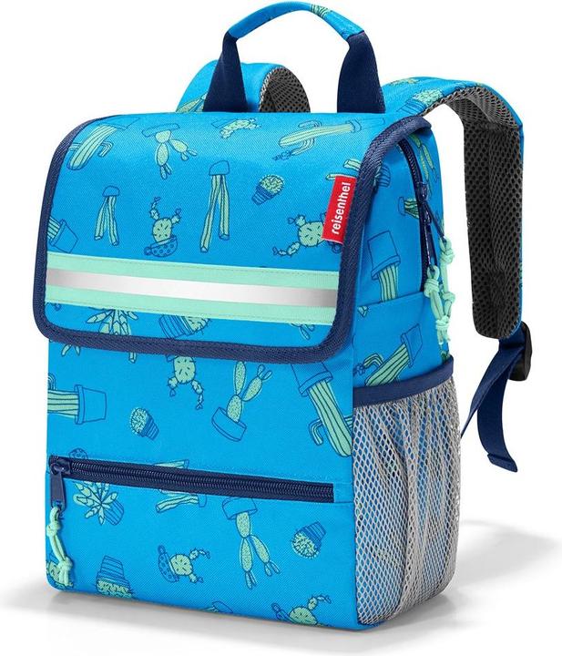Actual product image reisenthel backpack kids children's backpack 21 x 28 x 12 cm/5 l / cactus blue