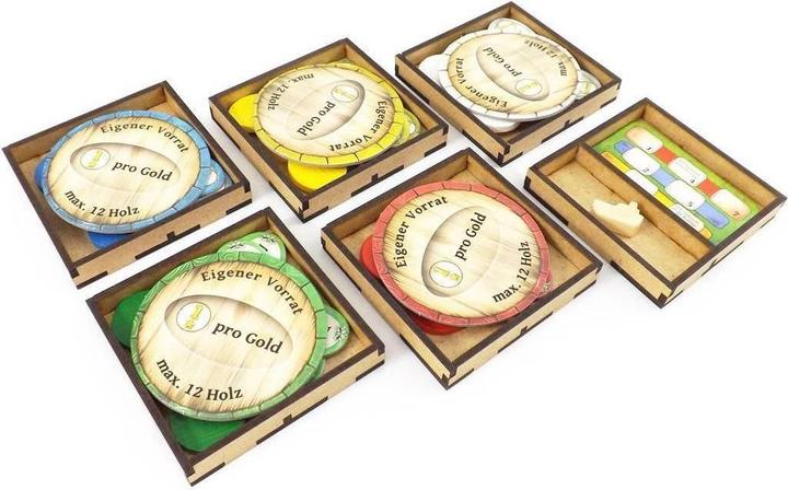 Image du produit Feldherr NUSS - Organiseur de jeu de société pour Nusfjord et extension Pont de la Plie