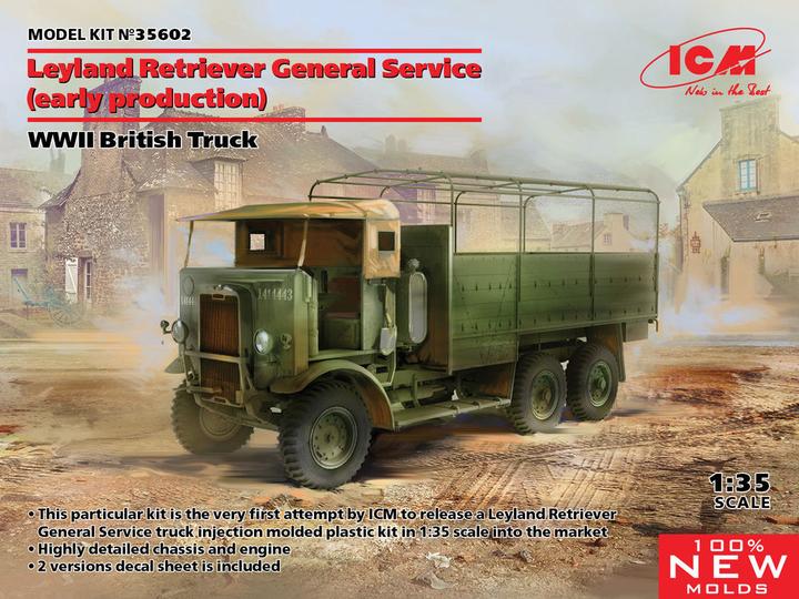 Image du produit ICM Leyland Retriever General Service (early production), WWII British Truck