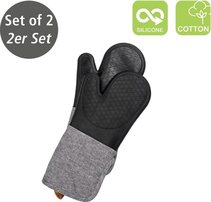 Image du produit Wenko Topfhandschuhe Ada Silikon 2er (Coton, Viscose, Lin, Polyester)