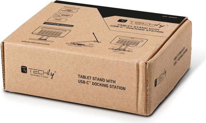 Actual product image Value EFB Techly Foldable Stand Tablet 8in1