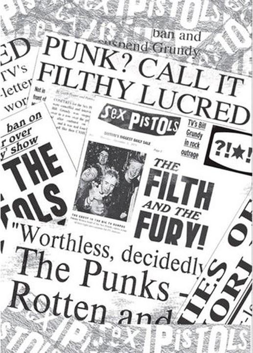 Sex Pistols Zeitungspostkarte