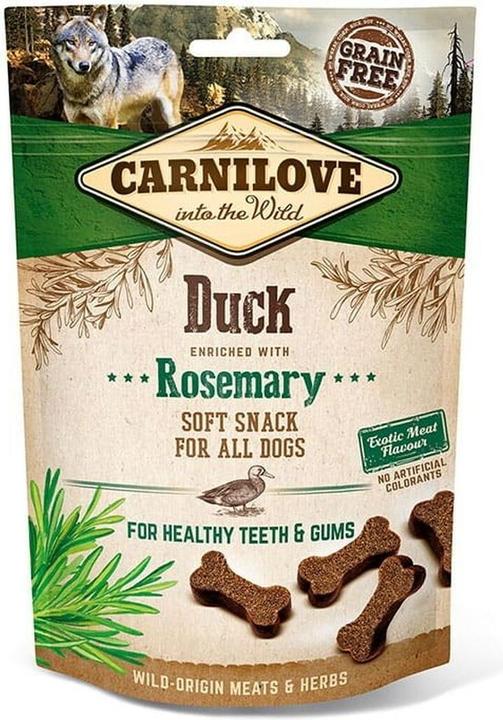Carnilove Dog Soft Snack mit Ente und Rosmarin (Senior, 1 Stk., 200 g)