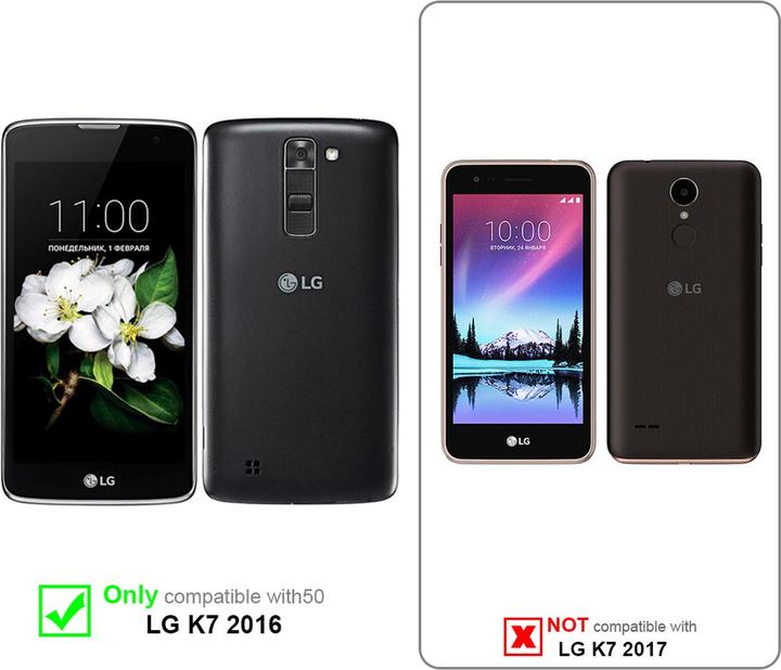 Actual product image Cadorabo Book Jeans Optics Cover (LG K7)