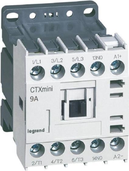 Produktbild Legrand Schütz CTX3 MINI 3P 9A 1NO 24V DC - 417021
