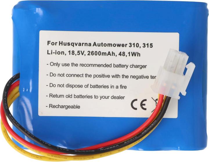 Actual product image AccuCell Battery Gardena R100Li, R130Li, R160Li 2016, R160Li 2017, R160Li 2018, Sileno, Sileno+