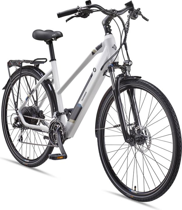 Telefunken Trekking E-Bike Expedition XC940, Wheel size 28 ", Warranty 24 month(s), White/Black (50 cm)