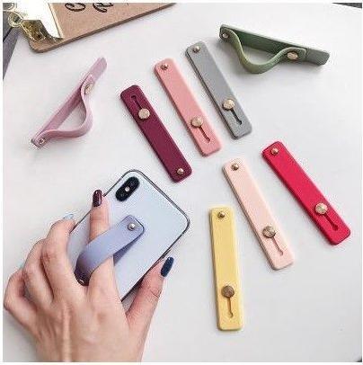Actual product image Hurtel Self-adhesive finger holder with zipper - purple