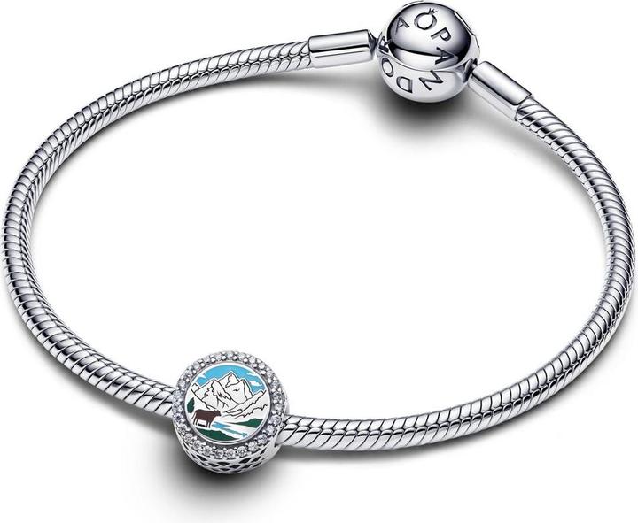 Actual product image Pandora Berge runde Charm (Silver 925, Enamel)