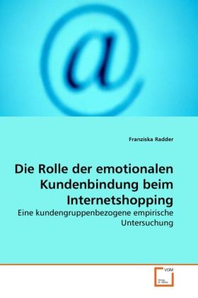 Image du produit Die Rolle der emotionalen Kundenbindung beim Internetshopping (Allemand, Franziska Radder, 2010)