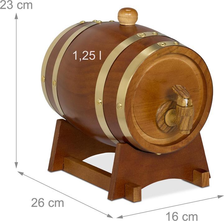 Actual product image Relaxdays Whiskyfass