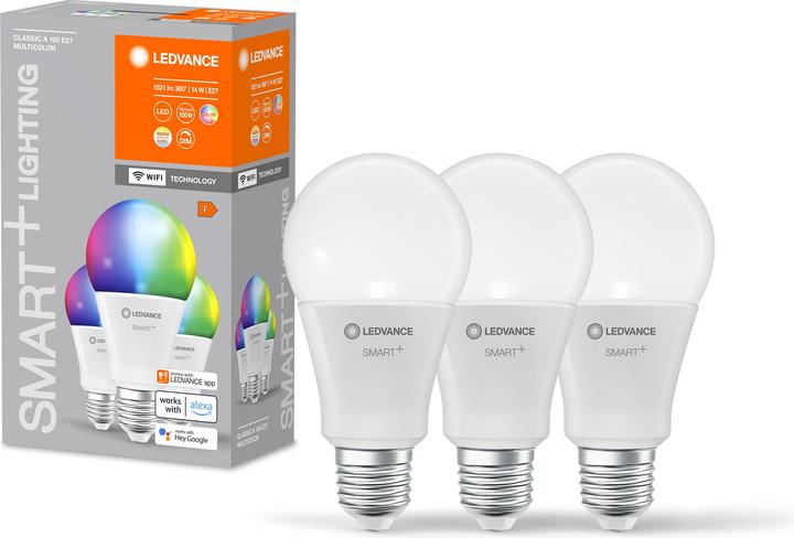 Image du produit Ledvance Smart+ (E27, 14 W, 1521 lm, 3 x, F)