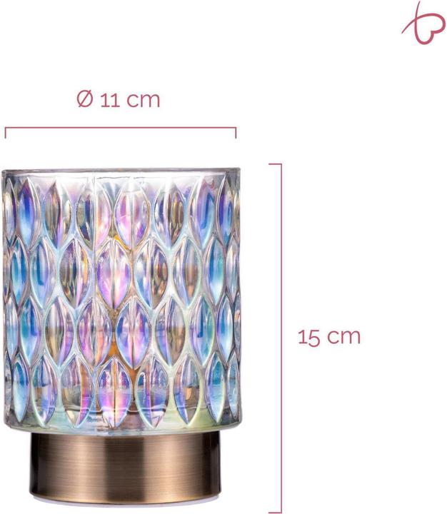 Actual product image Pauleen Clear Glamour mobile table lamp (25 lm, E14)