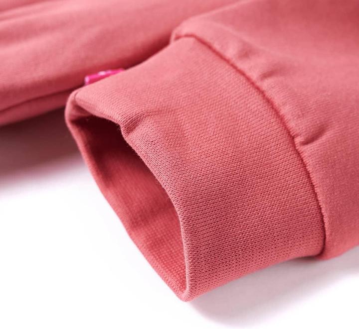 Image du produit VidaXL Sweat à capuche enfant vieux rose 128,Composition : 95% Coton (128)