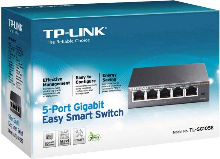 Image du produit TP-Link Tl-Sg105e (5 Ports)