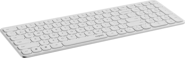 Immagine prodotto Rapoo Tastiera wireless multimodale ultrapiatta "E9310M", bianca, QWERTZ IT (DE, Senza fili)