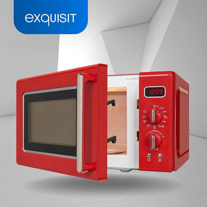 Actual product image Exquisit RMW720-3GDIG red Microwave 812764001 (20 l)
