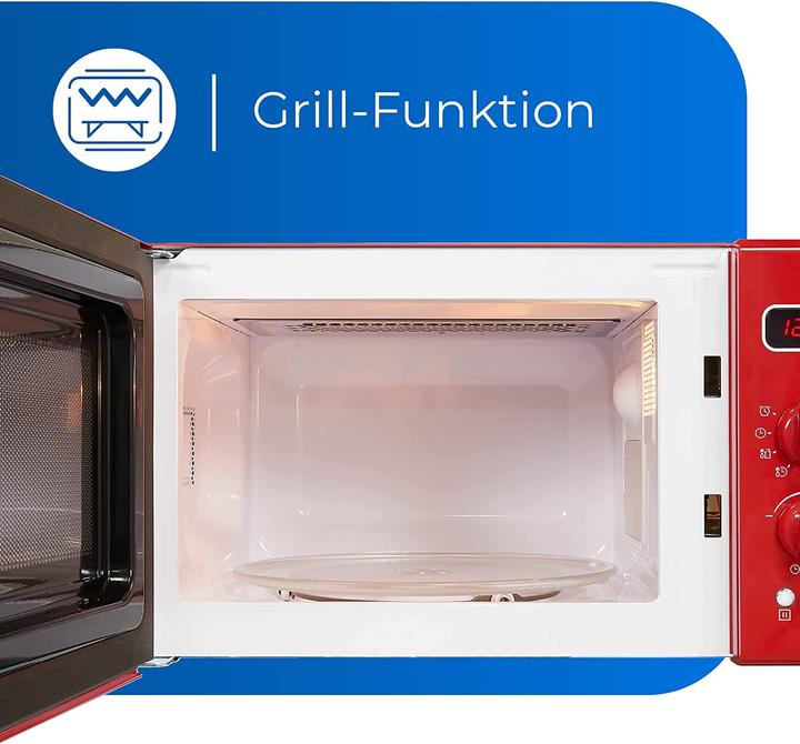 Actual product image Exquisit RMW720-3GDIG red Microwave 812764001 (20 l)
