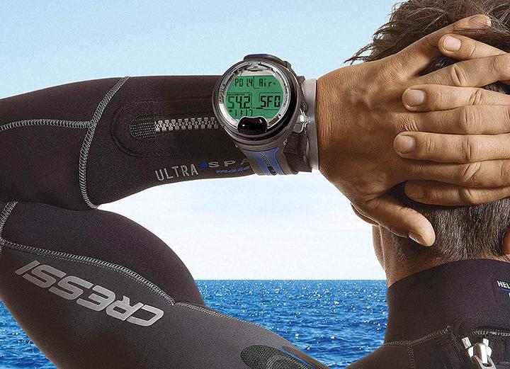 Actual product image Cressi Dive Computer Air, Black/Blue Single
