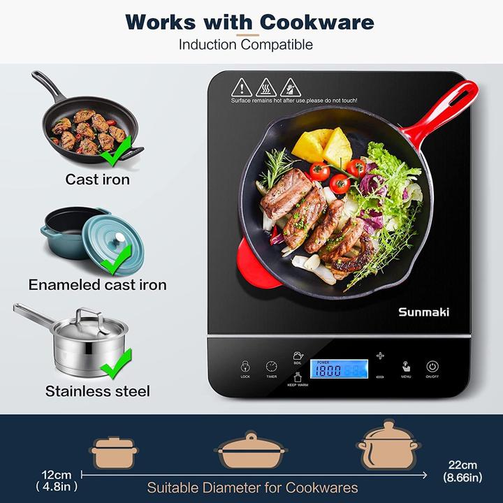 Produktbild Sunmaki Induktionskochplatte 313