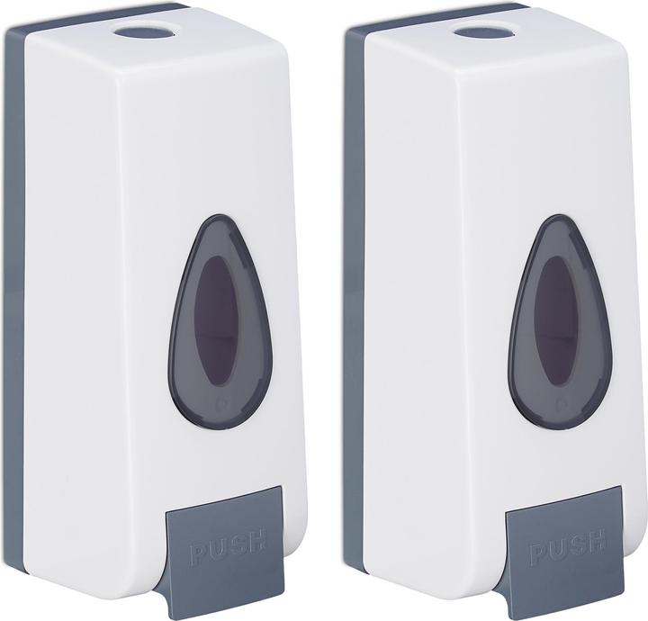 Actual product image Relaxdays Wall-mounted soap dispenser