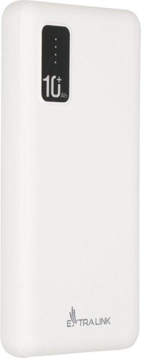 Actual product image Extralink EX.19638 power bank Lithium Polymer (LiPo) White (10000 mAh, 10 W, 37 Wh)