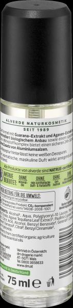 Actual product image dm alverde MEN Active Nature Deodorant Sprayer (Spray, 75 ml)