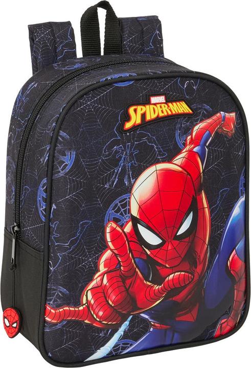 Produktbild Spiderman Schulrucksack Spider-Man Attack Schwarz 22 x 27 x 10 cm