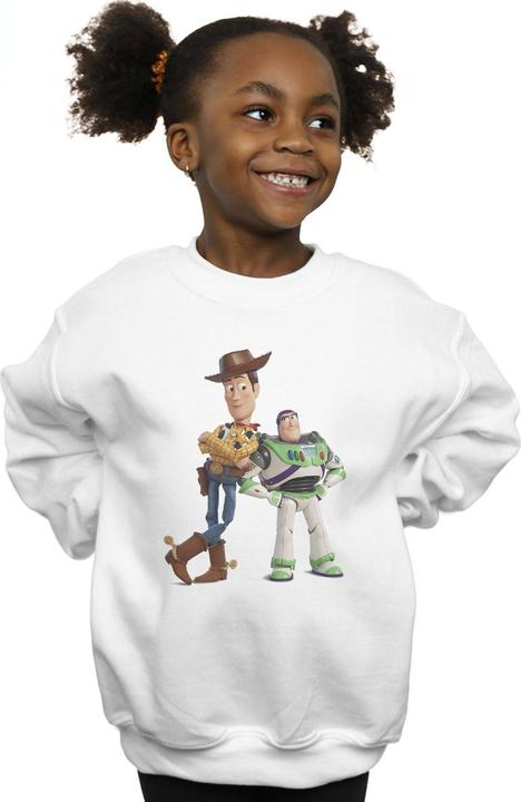 Produktbild Disney Toy Story Buzz And Woody Standing Sweatshirt Mädchen (152, 158)
