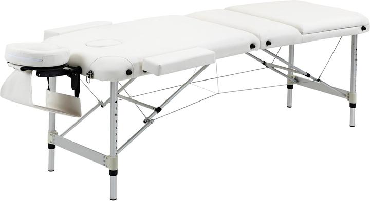 Homcom Massageliege mit leichtem Alurahmen, zusammenklappbar und gepolstert